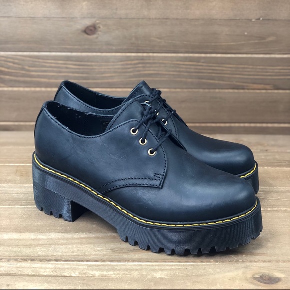 brown low doc martens